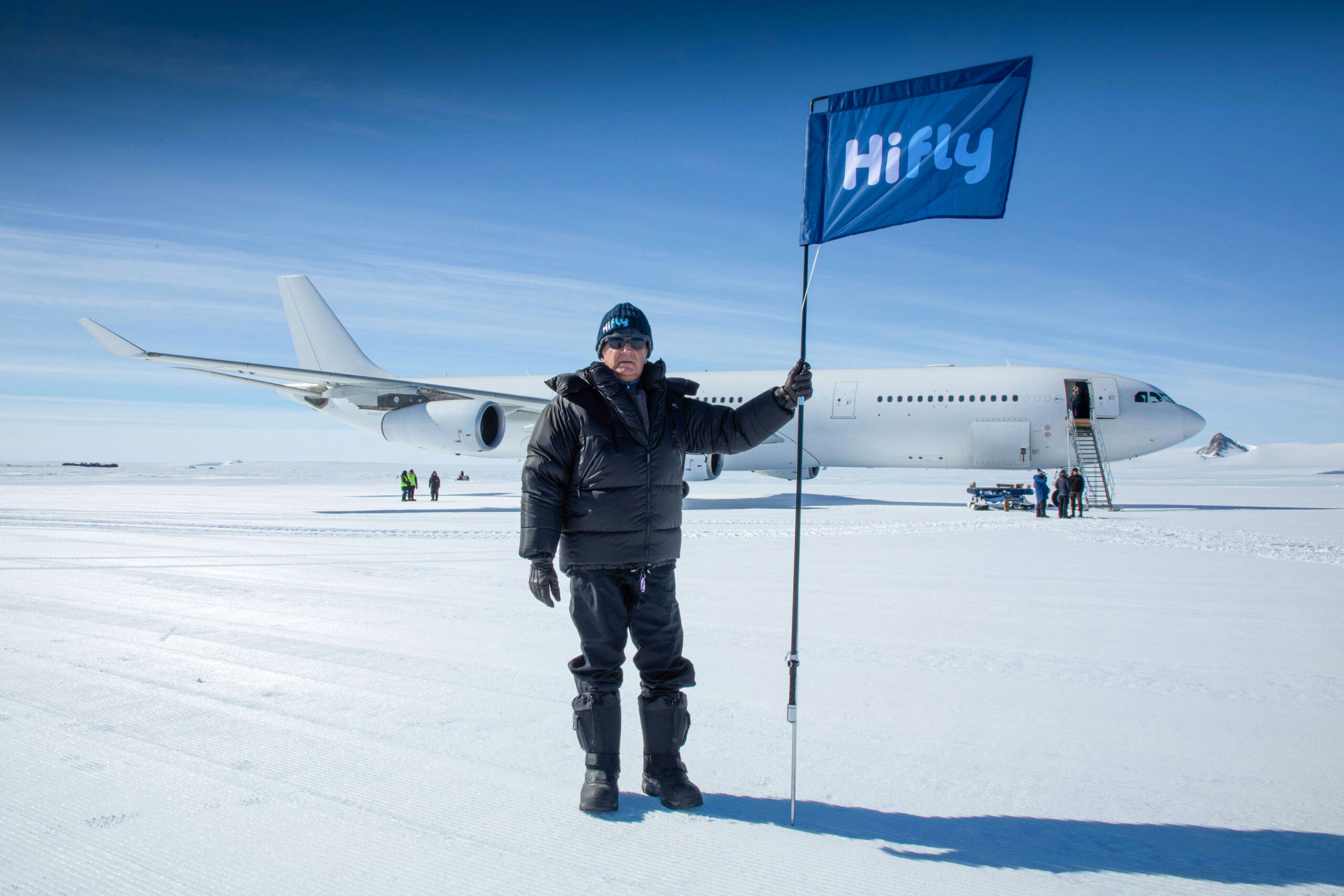 Hi Fly Lands The First Airbus A340 in Antarctica