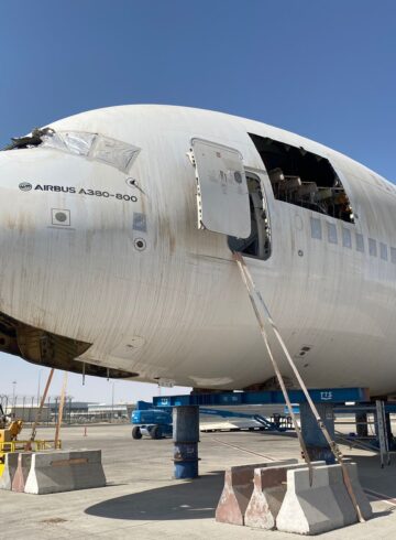 Emirates Strips its First-Ever A380 for Collectibles