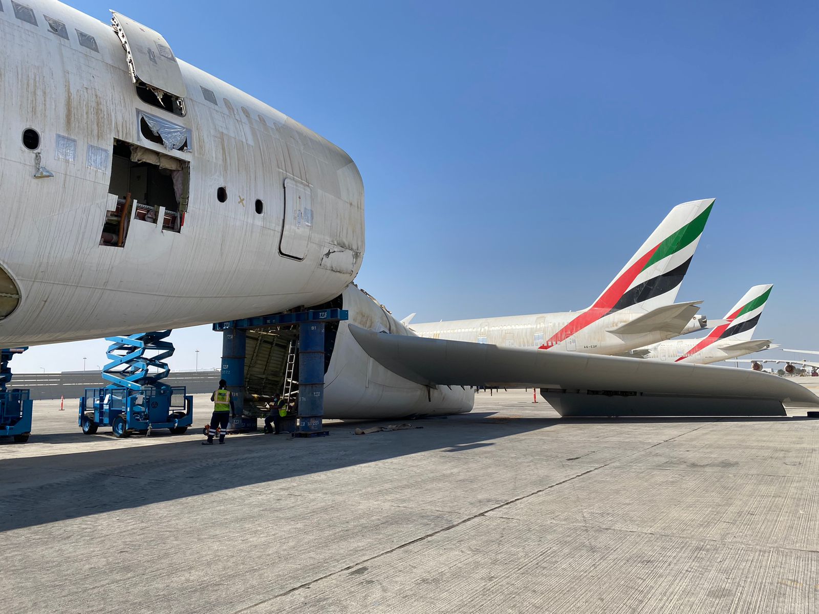 Emirates Strips its First-Ever A380 for Collectibles
