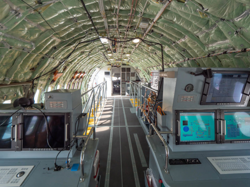 Irkut MC-21 testing interior