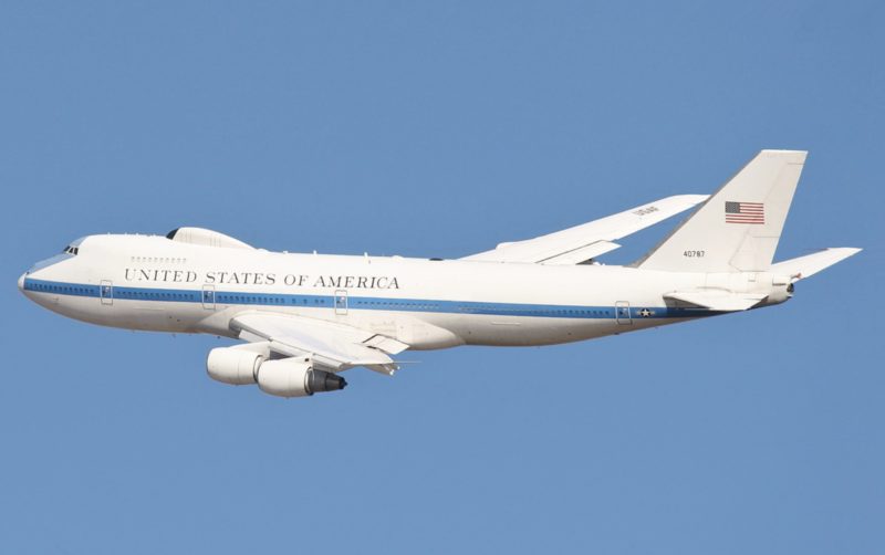 E-4B in flight. Source: Wikipedia