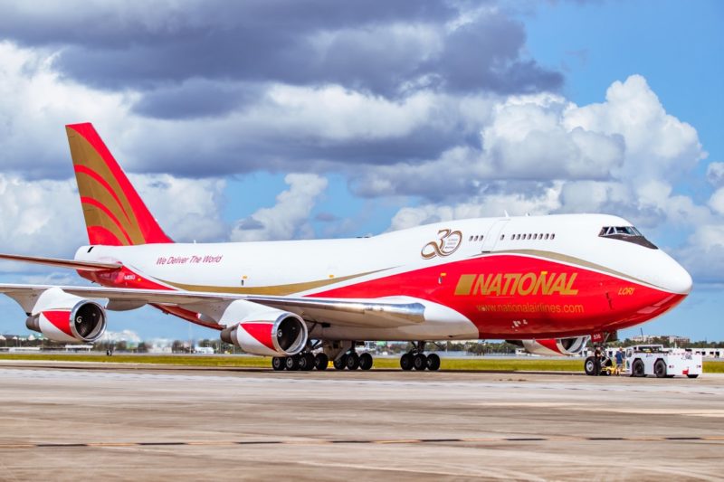 National Airlines received its 6th B747-400BCF recently.