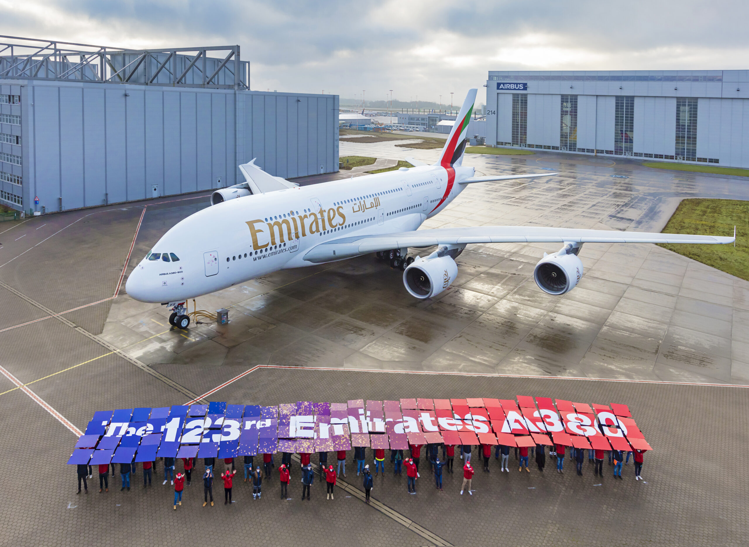 The Last A380 Delivered to Emirates