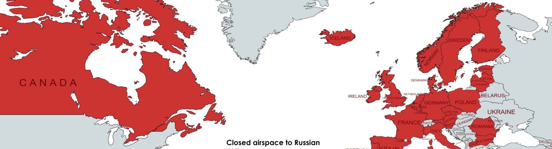 Total Flight Ban on Russian Airlines in EU Airspace