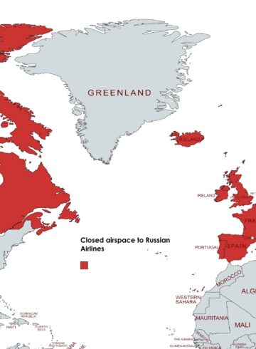 Total Flight Ban on Russian Airlines in EU Airspace