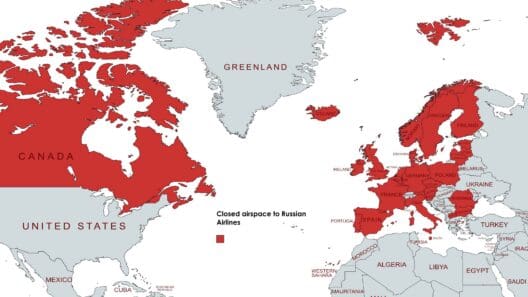 Total Flight Ban on Russian Airlines in EU Airspace