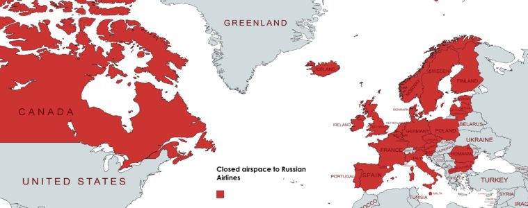 Total Flight Ban on Russian Airlines in EU Airspace