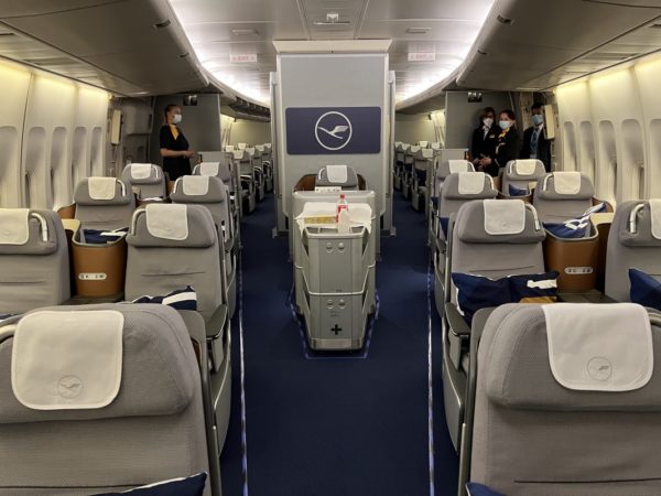 Trip Report: Lufthansa B747-400 Business Class Dubai to Frankfurt