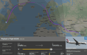 Biman Bangladesh Launches Dhaka-Toronto Direct Flight