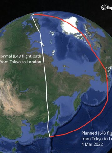 How Airlines Are Avoiding Russian Airspace?