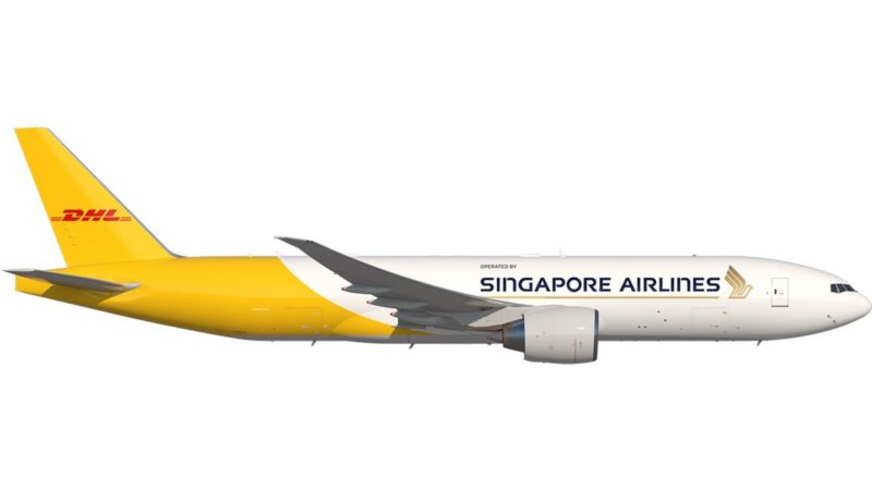 Singapore Airlines DHL 777