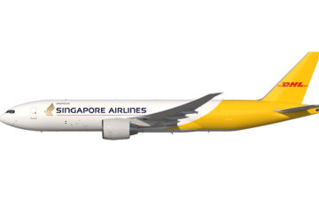 Singapore Airlines DHL 777F