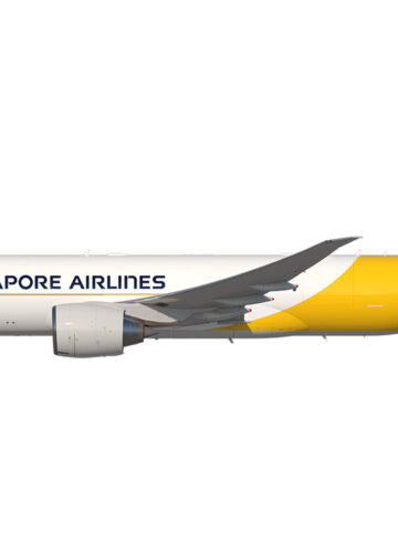 Singapore Airlines DHL 777F