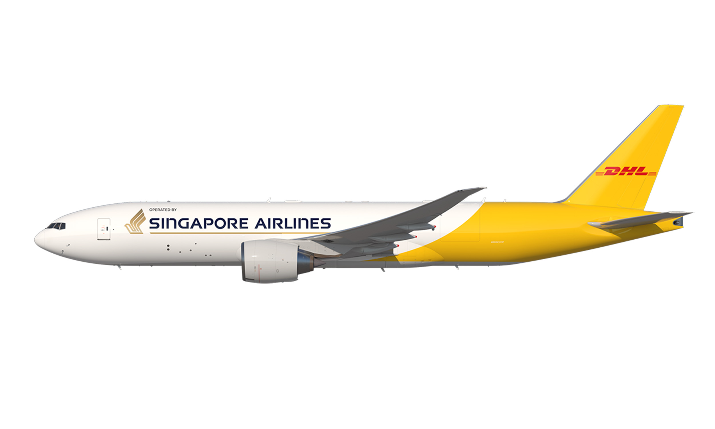 Singapore Airlines to Fly 5 B777 Freighters for DHL Express