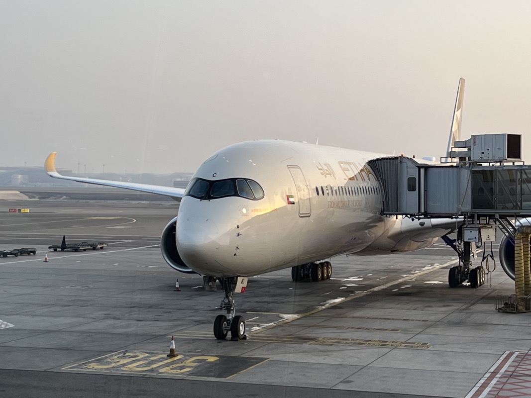 a plane on the tarmac