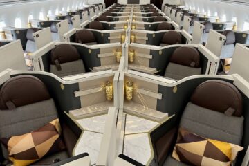 a rows of chairs in a plane