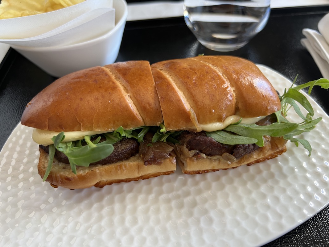 Etihad Steak sandwich