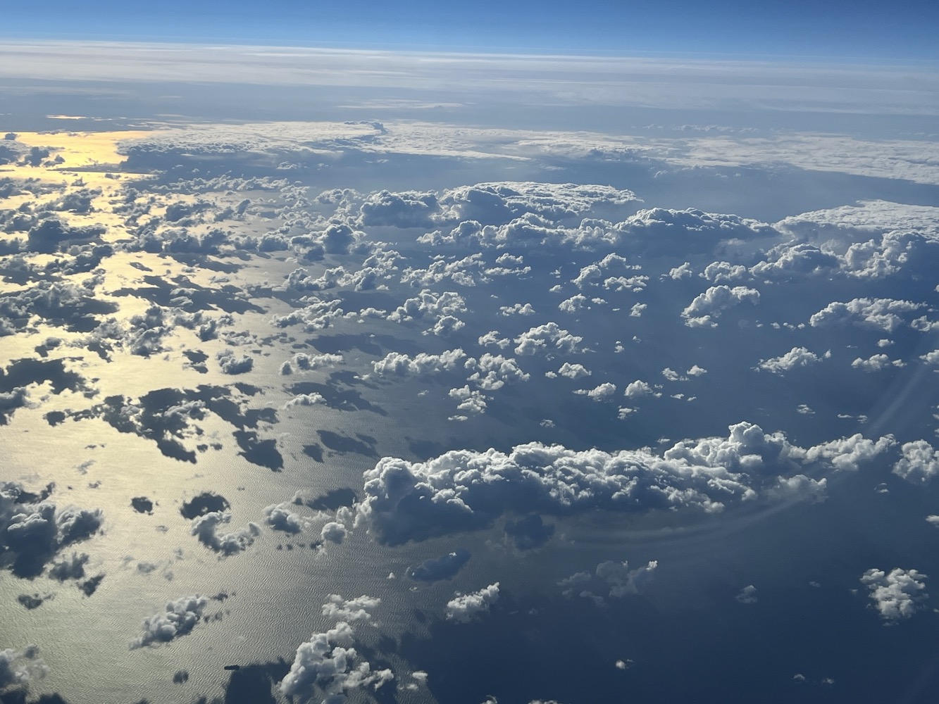 clouds and clouds in the sky