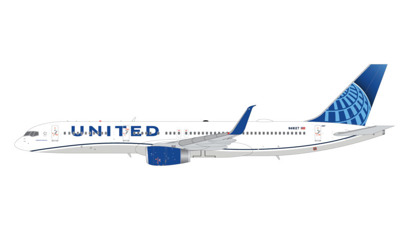 GeminiJets G2UAL1068 1:200 United Airlines Boeing 757-200 N48127