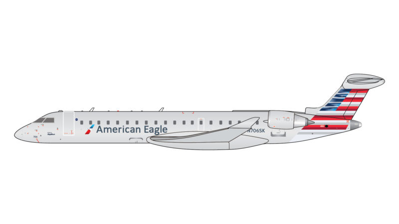 GeminiJets GJAAL2033 1:400 American Eagle CRJ-700ER N706SK