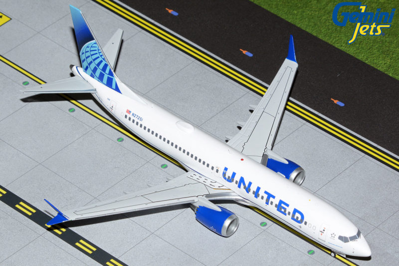 GeminiJets G2UAL1054 1:200 United Airlines Boeing 737 MAX 8 N27251