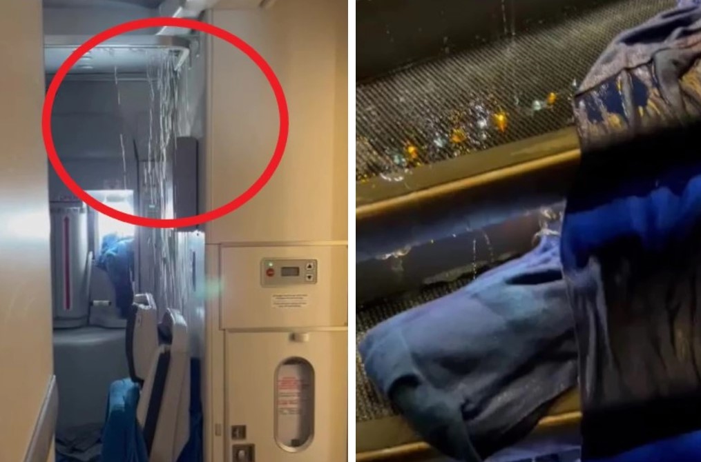 British Airways A380 Flooded After Water Poured From The Ceiling