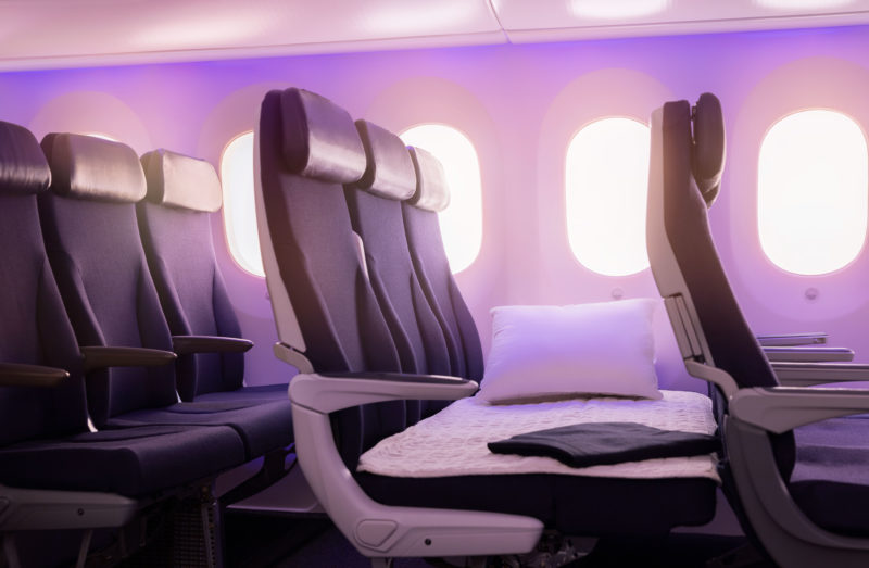 Economy Skycouch on Air New Zealand