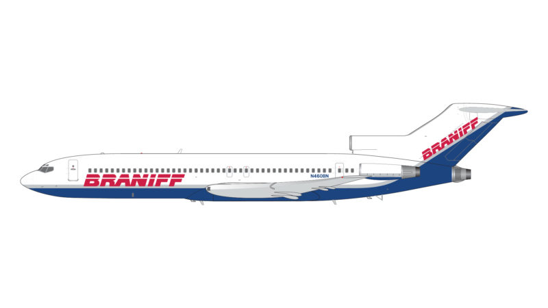 GeminiJets G2BNF1078 1:200 Braniff Boeing 727-200 N460BN