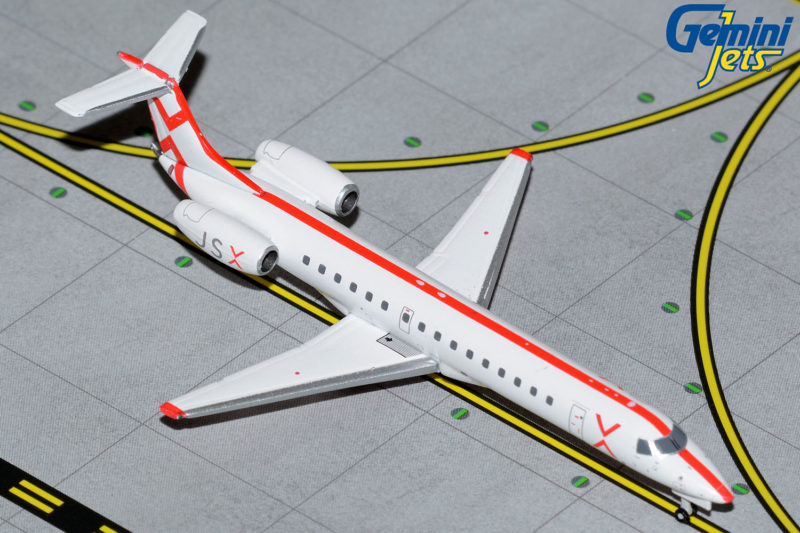 GeminiJets GJJSX2071 1:400 JSX Air/JetSuite X Embraer ERJ-145 N241JX