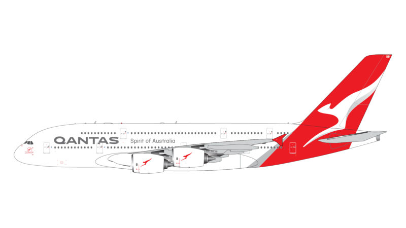 GeminiJets GJQFA2075 1:400 Qantas Airbus A380 VH-OQB