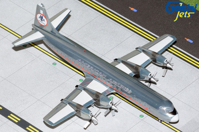 GeminiJets G2AAL1026 1:200 American Airlines L-188 Electra N6118A