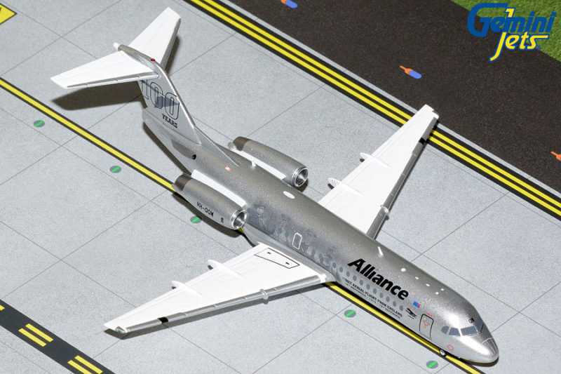 GeminiJets G2UTY988 1:200 Alliance Airlines Fokker 70 "Vickers Vimy" VH-QQW