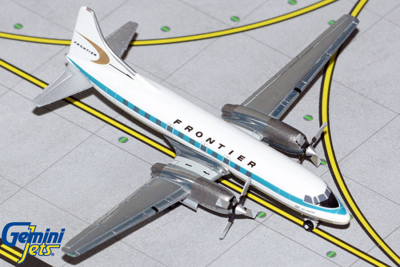 GeminiJets GJFFT1263 1:400 Frontier Convair 580 N73117