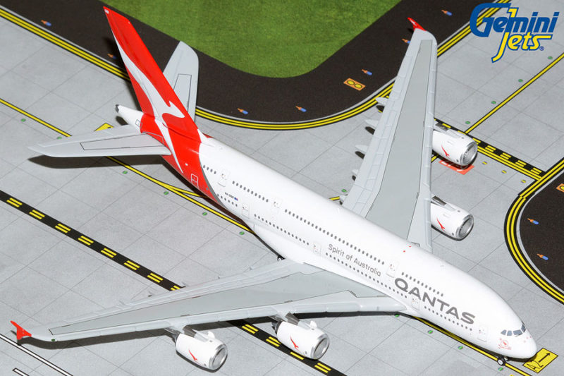 GeminiJets GJQFA2075 1:400 Qantas Airbus A380 VH-OQB