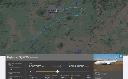 Both Pilots of Ethiopian Airlines Boeing 737 Flight Fell Asleep