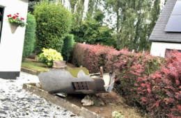 Boeing 747 Engine Part Fell on a House in Belgium