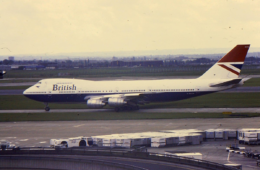 a large airplane on the runway