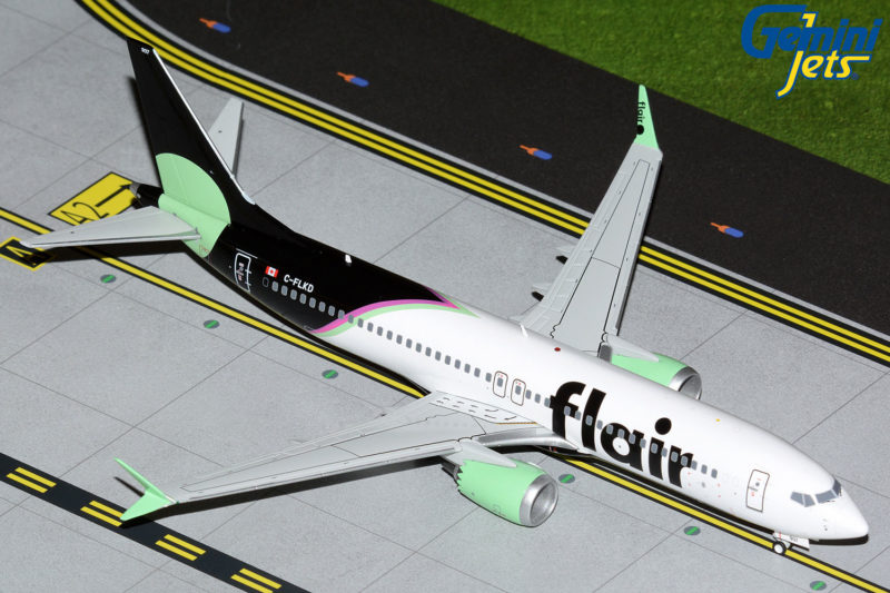 GeminiJets G2FLE1174 1:200 Flair Airlines Boeing 737 MAX 8 C-FLKD