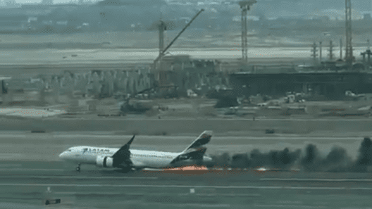 LATAM Airbus A320 Crash Into Fire Truck in Peru
