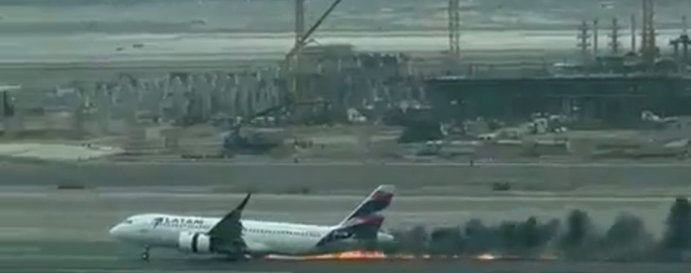 LATAM Airbus A320 Crash Into Fire Truck in Peru
