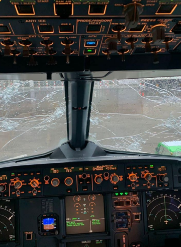 Saudia A330 and Libyan A320 Damaged By Heavy Storm In-Flight
