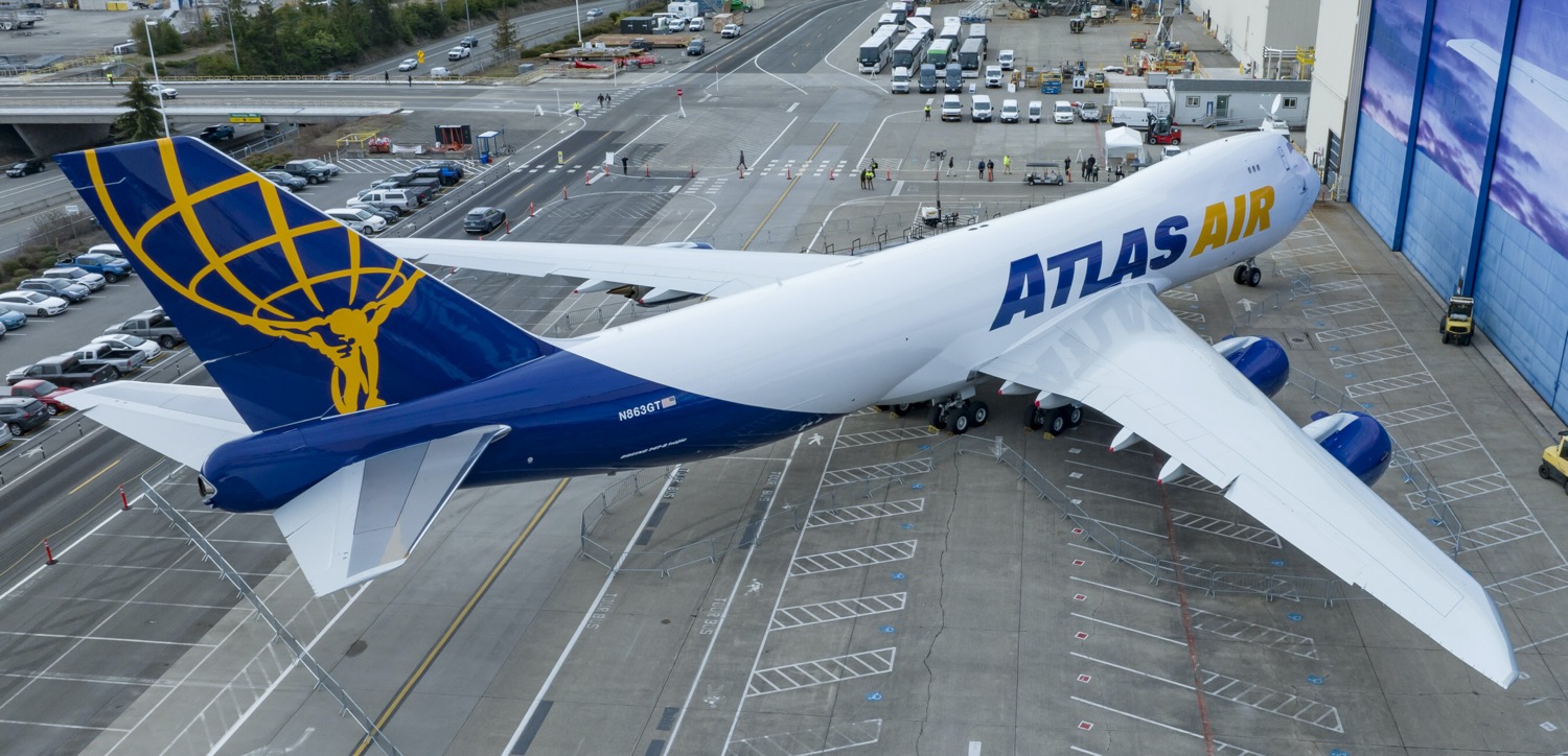 The last 747, a -8F is the 1574th built of a production run that has spanned 55 years. Photo: Boeing