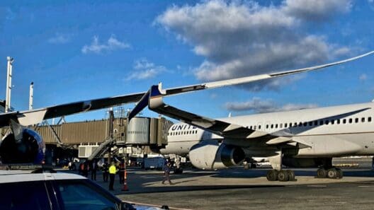 United B787 and B757 Collide at Newark Airport