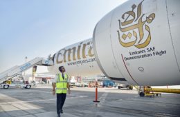 Emirates Operates Test Flight With 100% Sustainable Aviation Fuel (SAF)