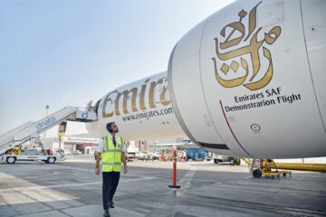 Emirates Operates Test Flight With 100% Sustainable Aviation Fuel (SAF)