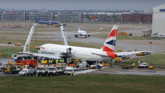 a group of airplanes at an airport