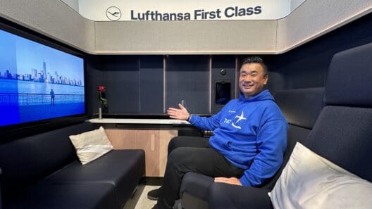 a man sitting in a chair