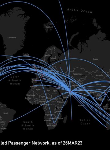 A380 and B747 Routes Network 2023 - Where do they fly to?