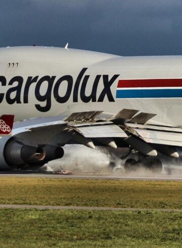 Bumpy: Cargolux Boeing 747 Suffers Dramatic Hard Landing in Luxembourg