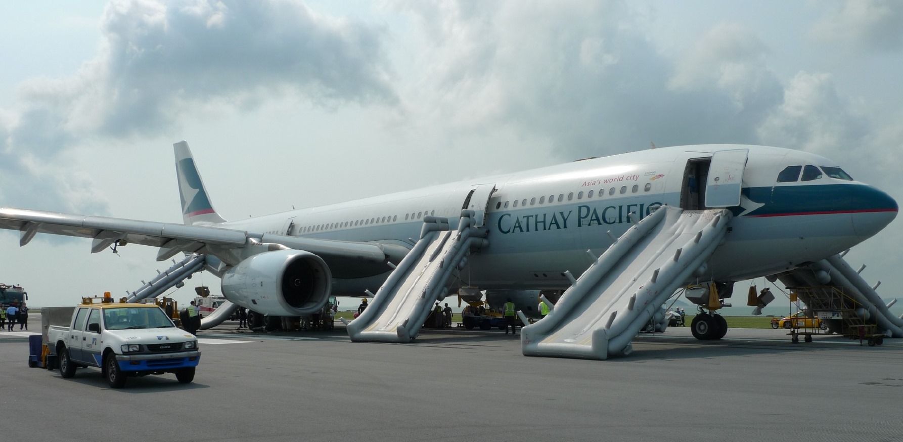 Miracle on Cathay Flight 780 - Loss of Thrust Control